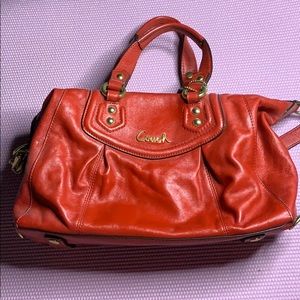 Red Coach Purse